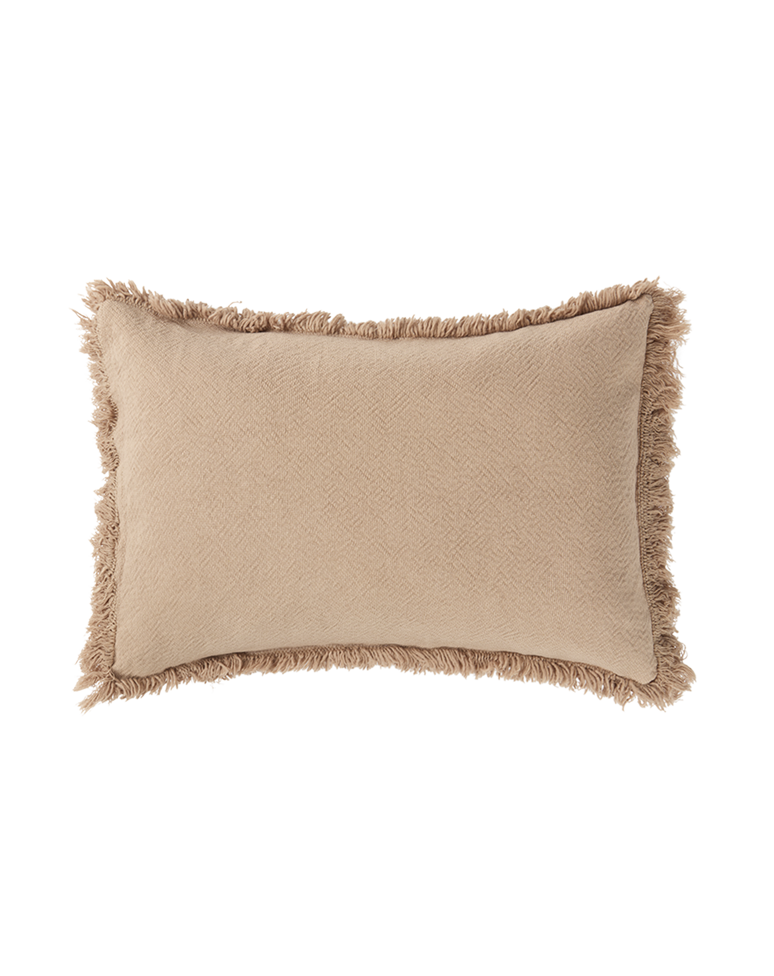 coussin rectangulaire à franges landscape sesame - NOBODINOZ 8435574932037 8435574932037