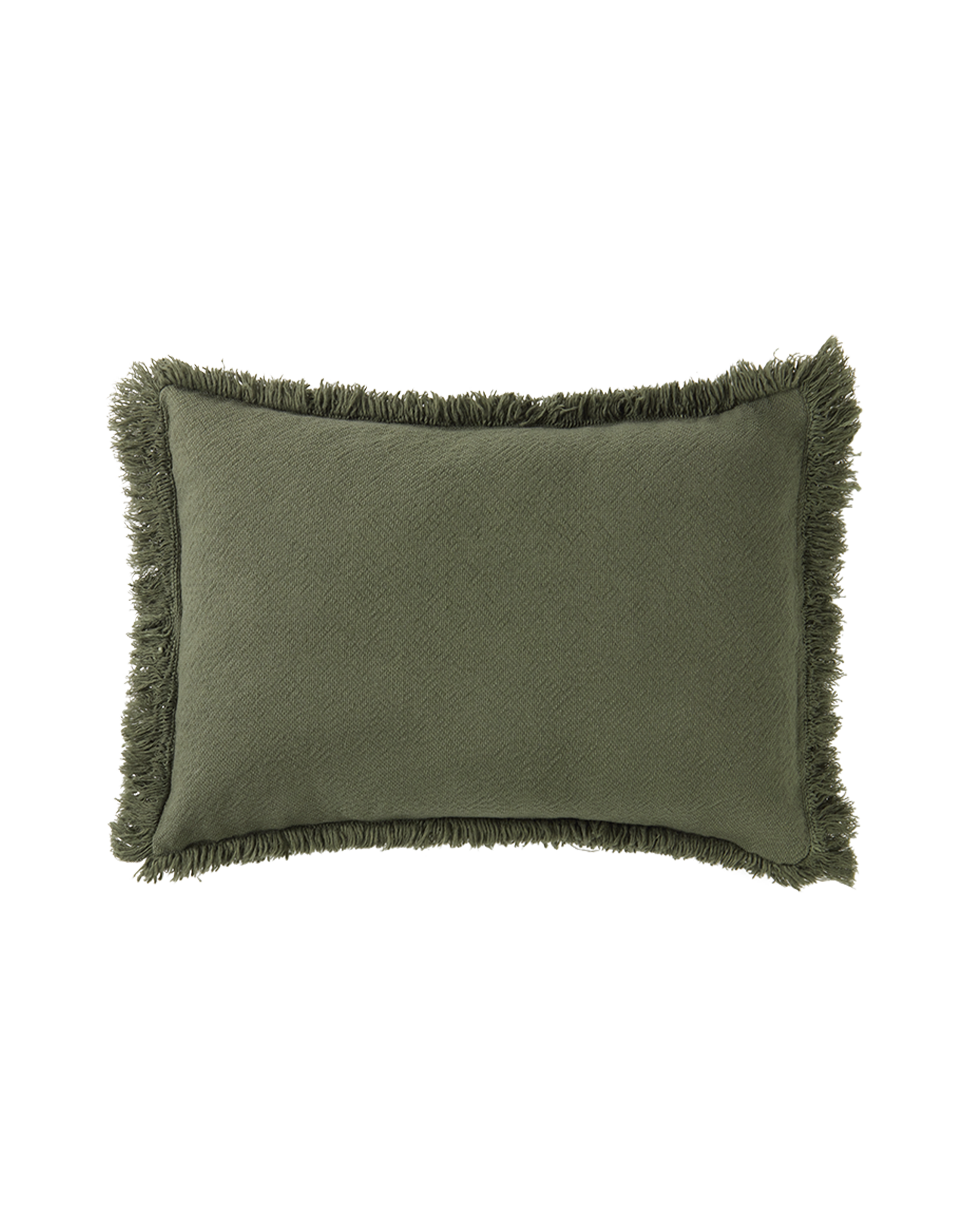 coussin rectangulaire à franges landscape vetiver - NOBODINOZ 8435574932020 8435574932020