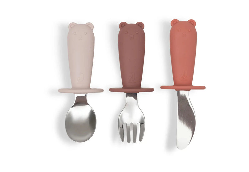 Couverts en Silicone blush - JOLLEIN 