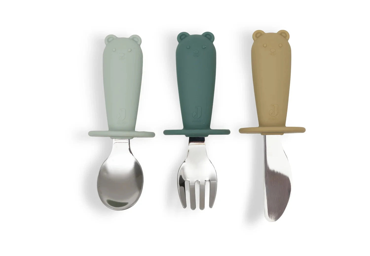 Couverts en Silicone jade - JOLLEIN 