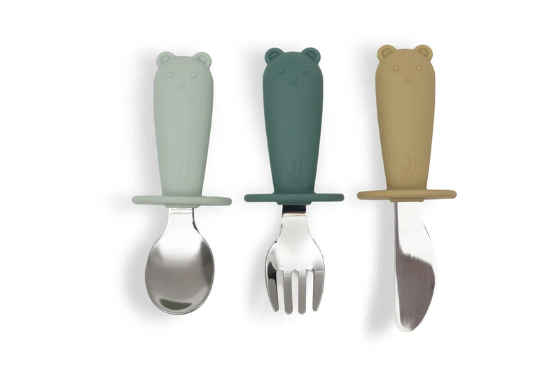 Couverts en Silicone jade - JOLLEIN 