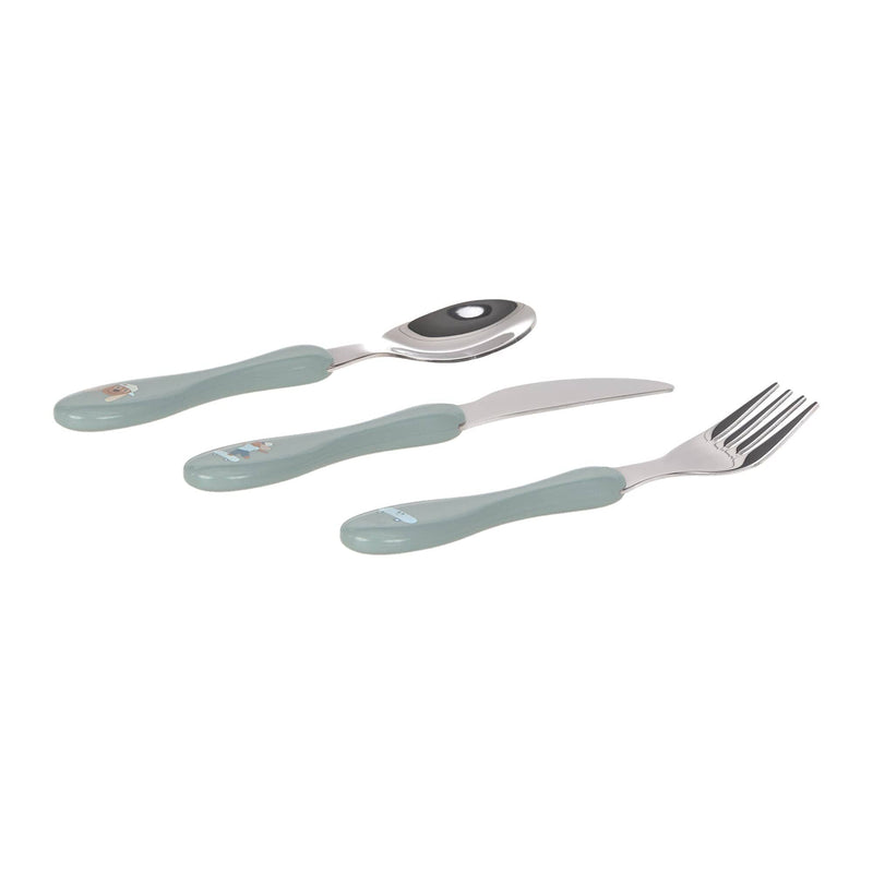 Couverts inox 3 pc tiny team chien - LASSIG 12100735025 4066239173621