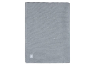 Couverture 100x150 cm Basic Knit Forest Green/Fleece - JOLLEIN 517-511-65220 8717329366091