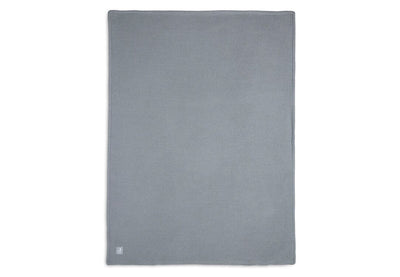 Couverture 100x150 cm Basic Knit Forest Green/Fleece - JOLLEIN 517-511-65220 8717329366091