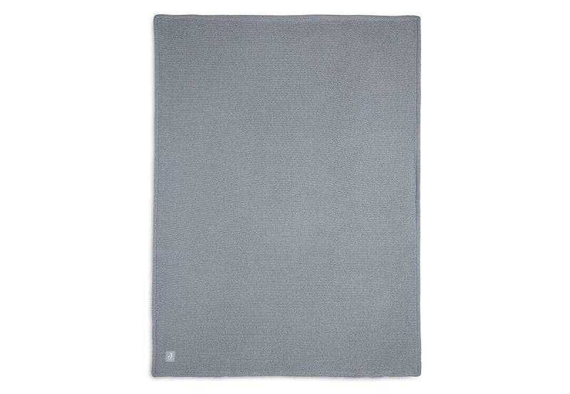 Couverture 100x150 cm Basic Knit Forest Green/Fleece - JOLLEIN 517-511-65220 8717329366091