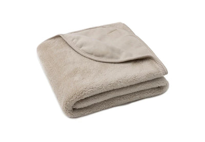 Couverture Berceau 75x100cm Basic Jersey/Sherpa Sand - JOLLEIN 516-511-68130 8717329400115