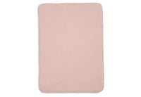 Couverture Berceau 75x100cm Basic Jersey/Sherpa silk rose- JOLLEIN