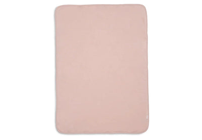 Couverture Berceau 75x100cm Basic Jersey/Sherpa silk rose- JOLLEIN