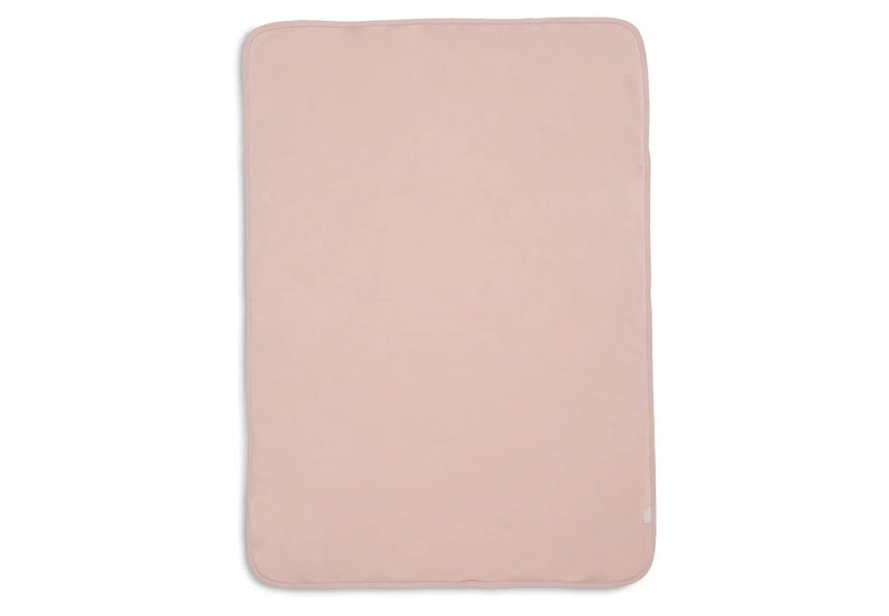 Couverture Berceau 75x100cm Basic Jersey/Sherpa silk rose- JOLLEIN 