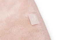Couverture Berceau 75x100cm Basic Jersey/Sherpa silk rose- JOLLEIN