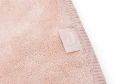 Couverture Berceau 75x100cm Basic Jersey/Sherpa silk rose- JOLLEIN