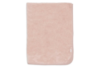 Couverture Berceau 75x100cm Basic Jersey/Sherpa silk rose- JOLLEIN