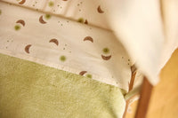 Couverture Berceau 75x100cm Basic Jersey/Sherpa soft matcha- JOLLEIN
