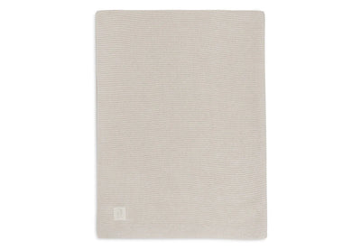 Couverture Berceau 75x100cm Basic Knit oatmeal/Fleece - JOLLEIN 517-511-68120 8717329403857