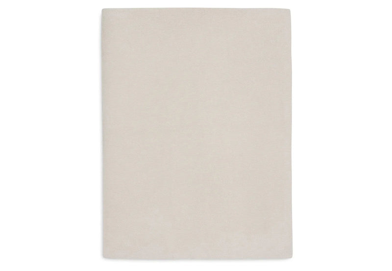 Couverture Berceau 75x100cm Basic Knit oatmeal/Fleece - JOLLEIN 517-511-68120 8717329403857
