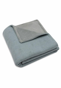 Couverture Berceau 75x100cm Cosy Knit sea green/Velvet - JOLLEIN 517-511-68035 8717329386631