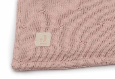 Couverture Berceau 75x100cm Cosy Knit Wild Rose/Velvet - JOLLEIN 517-511-68034 8717329386624