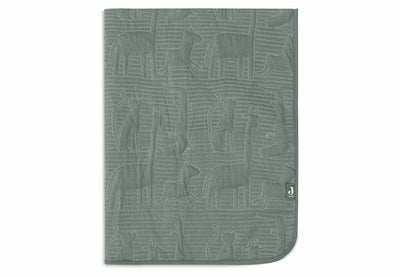 Couverture Berceau 75x100cm Jungle Jambo Ash Green/Laurel - JOLLEIN 516-511-68036 8717329387775