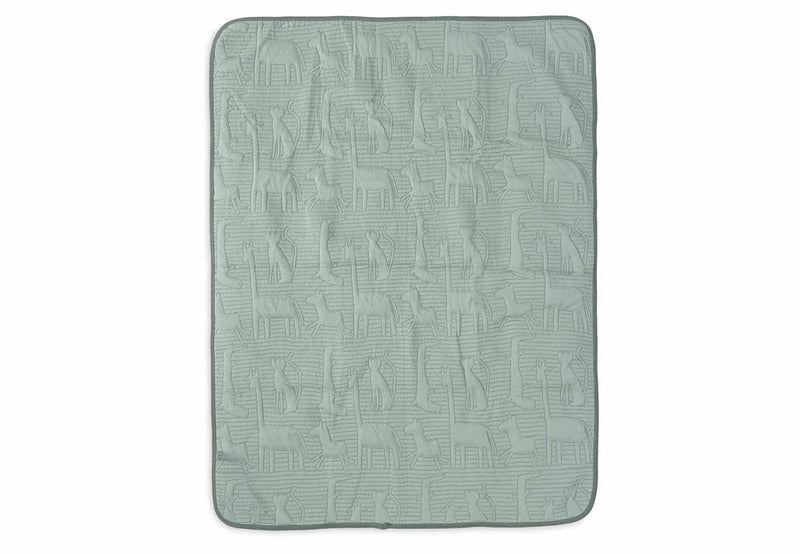 Couverture Berceau 75x100cm Jungle Jambo Ash Green/Laurel - JOLLEIN 516-511-68036 8717329387775