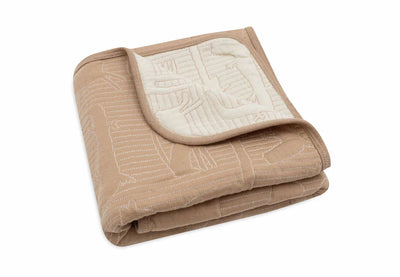 Couverture Berceau 75x100cm Jungle Jambo Biscuit/Oatmeal - JOLLEIN 516-511-68037 8717329387782