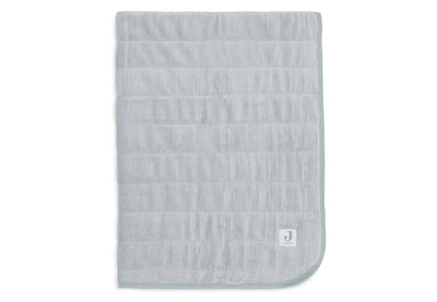 Couverture Berceau 75x100cm Velvet Rib sea green - JOLLEIN 516-511-68113 8717329395664