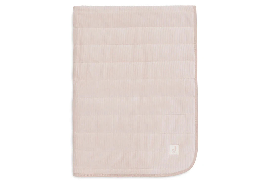 Couverture Berceau 75x100cm Velvet Rib - Wild Rose - JOLLEIN 516-511-68112 8717329399457