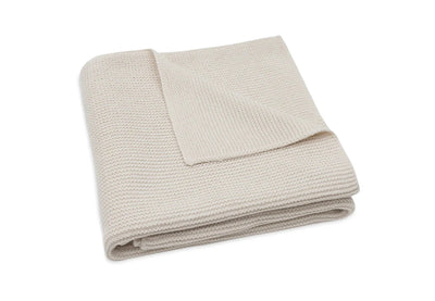 Couverture berceau basic knit 75x100 oatmeal JOLLEIN 516-511-68120 8717329399983