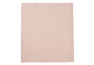 Couverture Berceau Gaze De Coton 75x100cm Jacquard Wild Rose - JOLLEIN 521-511-68082 8717329393509