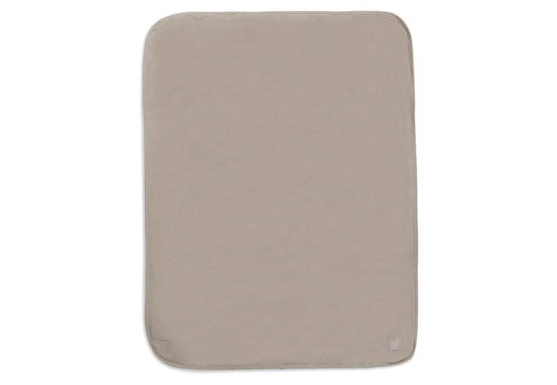 Couverture Lit Bébé 100x150cm Basic Jersey/Sherpa - Warm Sand - JOLLEIN 516-522-68130 8717329400139
