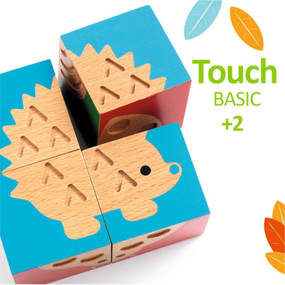 cubes en bois touchbasic - DJECO DJ06217 3070900062177