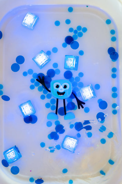 Cubes lumineux bleus Blair - GLO PALS GPBLAIRCUB 850016823120