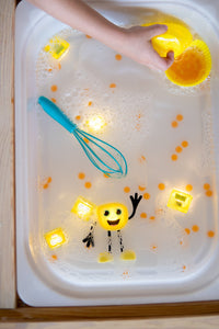 Cubes lumineux jaunes Alex - GLO PALS GPALEXCUB 850016823113