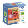 cubes puzzle en bois tournibist - DJECO DJ01956 3070900019560