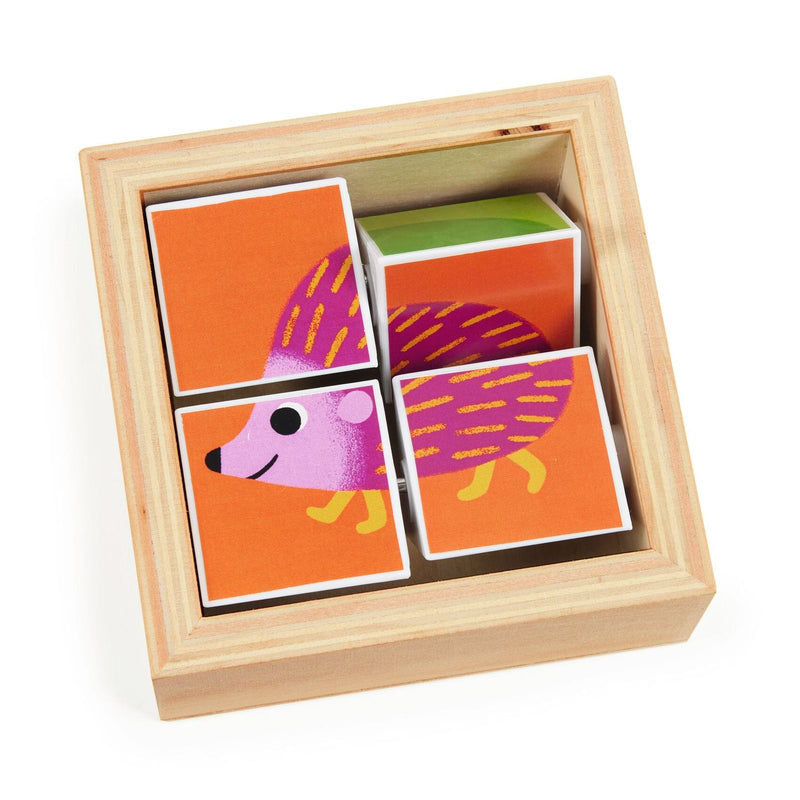cubes puzzle en bois tournibist - DJECO DJ01956 3070900019560