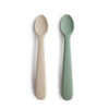cuillère pour bébé Cambridge Blue / sand - mushie 70.016.04 8100524611996