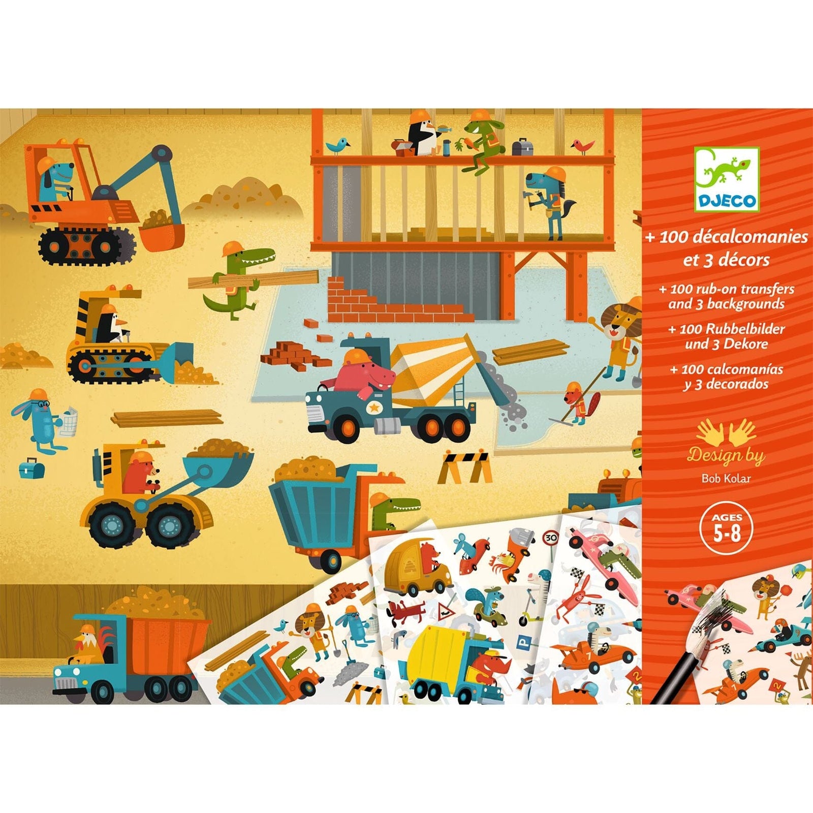 Décalcomanies asphalte - DJECO DJ09357 3070900093577