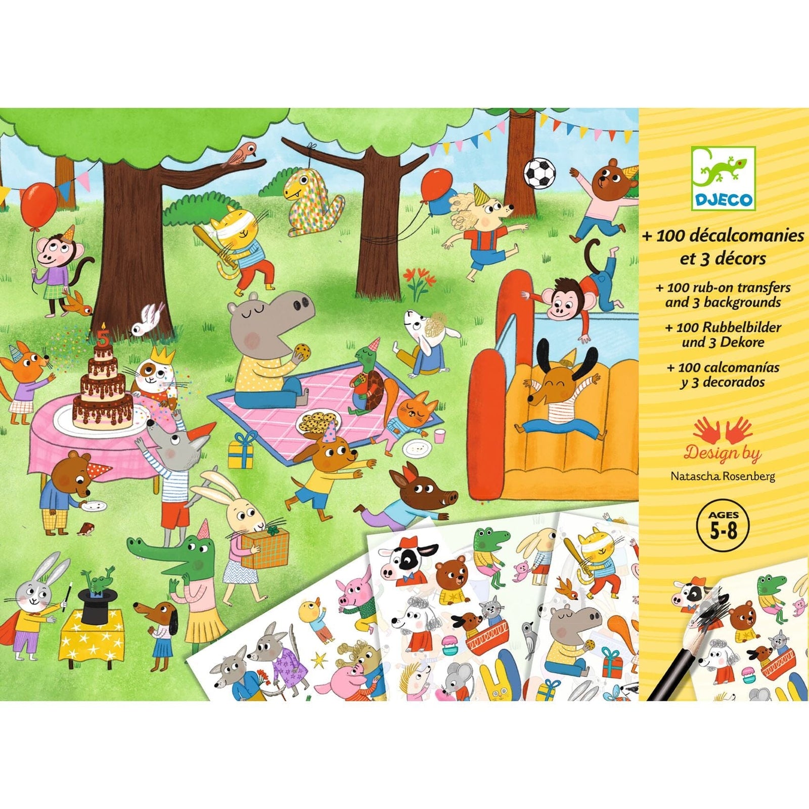 Décalcomanies c'est la fete - DJECO DJ09355 3070900093553