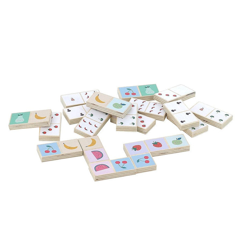 Dominos en bois Fruits et légumes - VILAC 7120 3048700071200