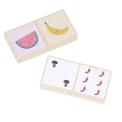 Dominos en bois Fruits et légumes - VILAC 7120 3048700071200