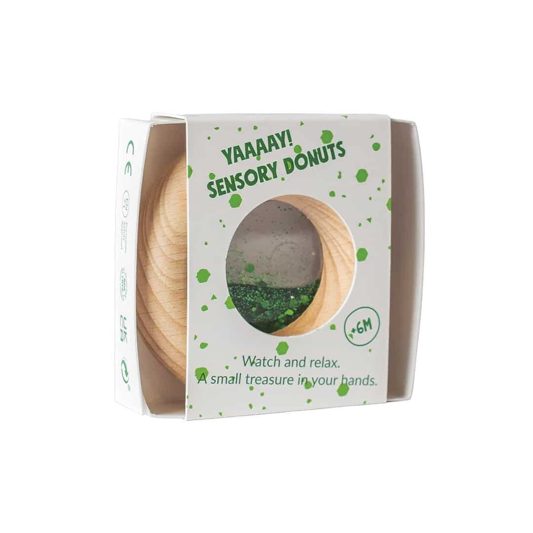 Donut sensoriel Calm Donut vert de Petit Boum – vue 2