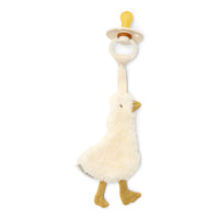 Doudou attache-tétine en gaze de coton - Oie - LITTLE DUTCH TE21295032