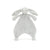 doudou Bashful silver bunny - JELLYCAT CMF4BS 670983152029