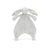 doudou Bashful silver bunny - JELLYCAT CMF4BS 670983152029