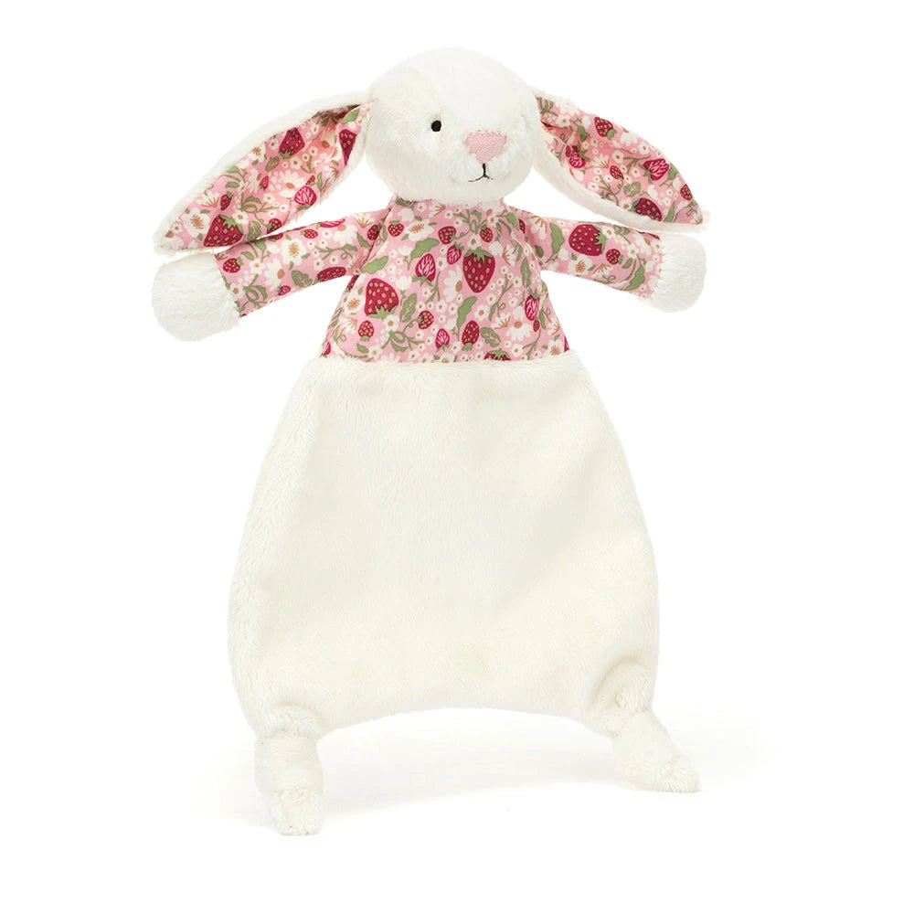 Doudou Blossom Cream Bunny 'Berry' – Jellycat
