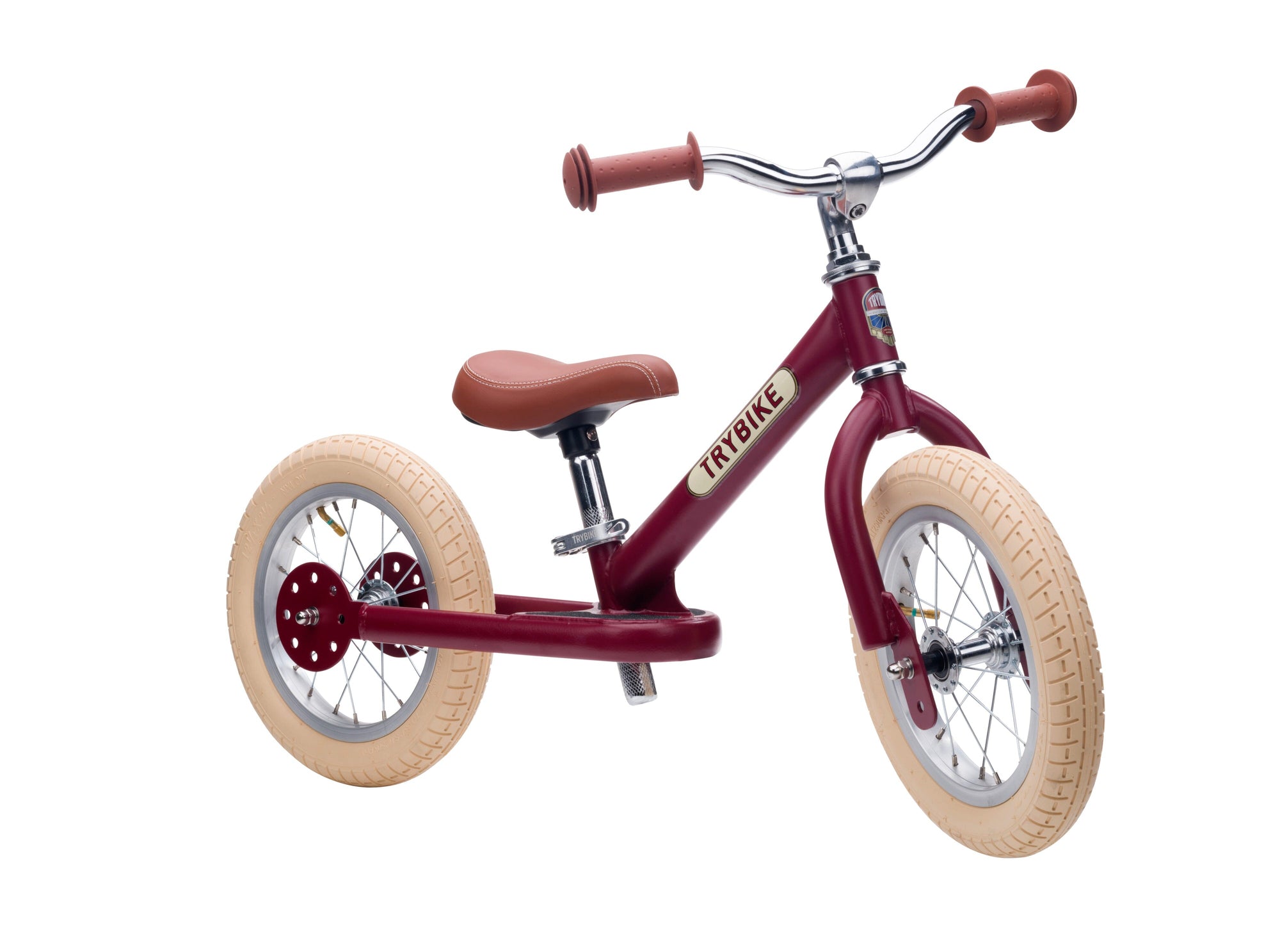 draisienne 2 roues vintage rouge - TRYBIKE TBS-2-RED-VIN 8719189161670