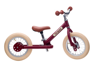 draisienne 2 roues vintage rouge - TRYBIKE TBS-2-RED-VIN 8719189161670