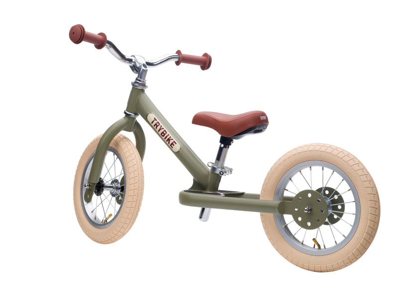 draisienne 2 roues vintage vert - TRYBIKE TBS-2-GRN-VIN 8719189161663