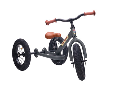 draisienne tricycle 2 en 1 anthracite 3 roues evolutive - TRYBIKE TBS-3-GRY 8719189161441