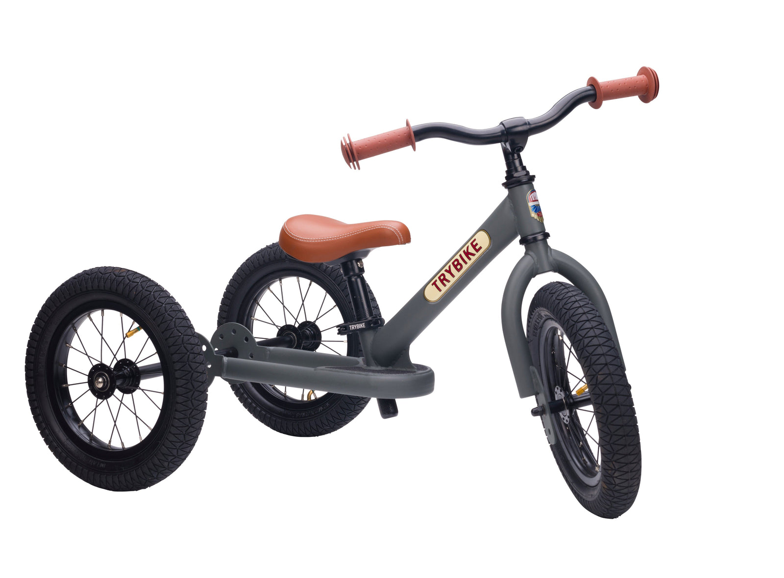 draisienne tricycle 2 en 1 anthracite 3 roues evolutive - TRYBIKE TBS-3-GRY 8719189161441