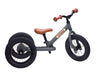 draisienne tricycle 2 en 1 anthracite 3 roues evolutive - TRYBIKE TBS-3-GRY 8719189161441